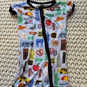 Little Sleepies Shortie Zippie 12-18 mo